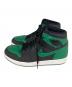 NIKE (ナイキ) Air Jordan 1 Retro High OG （エアジョーダン） ブラック×グリーン サイズ:UK9.5：7000円