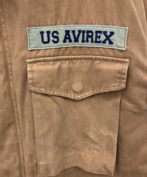 AVIREX（アヴィレックス）AVIREX (アヴィレックス) ミリタリージャケット カーキ サイズ:Lの古着・服飾アイテム