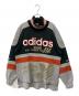 adidas（アディダス）の古着「スウェット」｜グレー×オレンジ