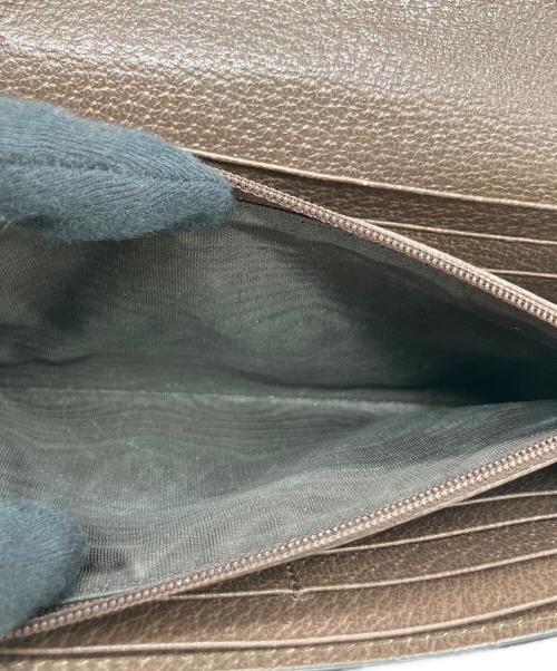 GUCCI（グッチ）GUCCI (グッチ) 長財布 ブラウンの古着・服飾アイテム