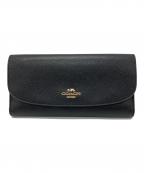 COACHコーチ）の古着「長財布」｜ブラック