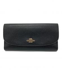 COACH（コーチ）の古着「長財布」｜ブラック