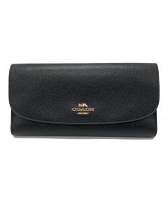 中古・古着通販】COACH (コーチ) 長財布 ブラック｜ブランド・古着通販