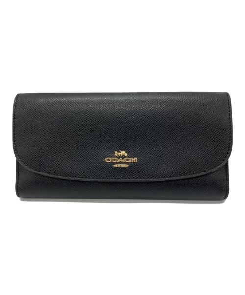 COACH（コーチ）COACH (コーチ) 長財布 ブラックの古着・服飾アイテム