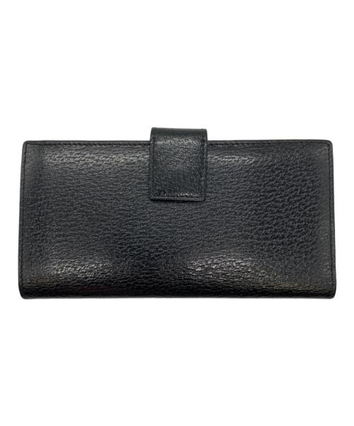 GUCCI（グッチ）GUCCI (グッチ) 長財布 ブラックの古着・服飾アイテム