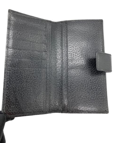 GUCCI（グッチ）GUCCI (グッチ) 長財布 ブラックの古着・服飾アイテム