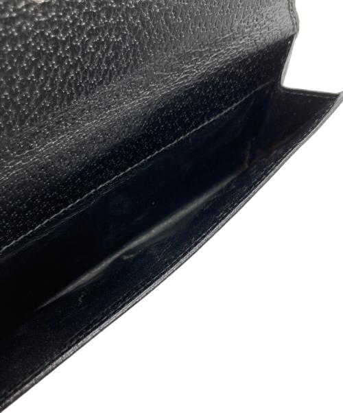 GUCCI（グッチ）GUCCI (グッチ) 長財布 ブラックの古着・服飾アイテム