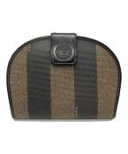 FENDIフェンディ）の古着「財布」｜ブラック×ブラウン