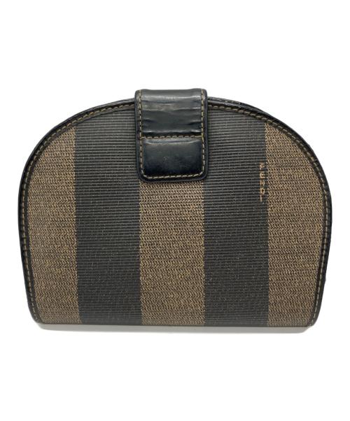 FENDI（フェンディ）FENDI (フェンディ) 財布 ブラック×ブラウンの古着・服飾アイテム