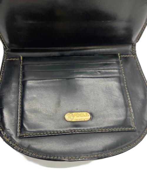 FENDI（フェンディ）FENDI (フェンディ) 財布 ブラック×ブラウンの古着・服飾アイテム