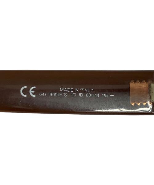 GUCCI（グッチ）GUCCI (グッチ) サングラス ブラウン×パープルの古着・服飾アイテム