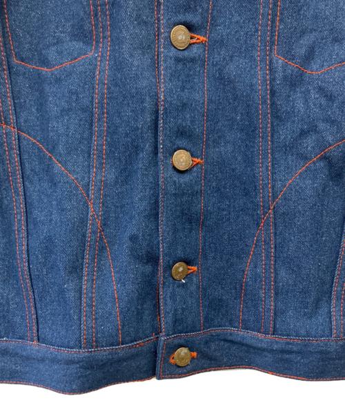 NTT（エヌティーティー）NTT (エヌティーティー) デニムジャケット ブルー サイズ:Freeの古着・服飾アイテム