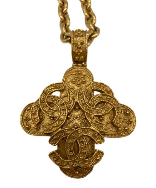 CHANEL（シャネル）CHANEL (シャネル) トリプルココマークロングチェーンネックレスの古着・服飾アイテム