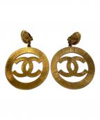 CHANELシャネル）の古着「ラージサークルクリップオンイヤリング」