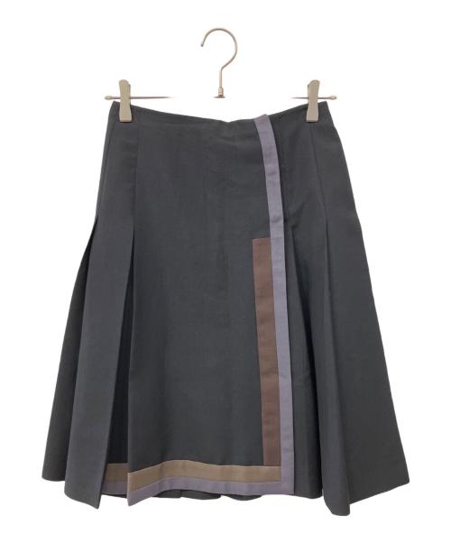 PRADA（プラダ）PRADA (プラダ) ロングスカート ネイビー サイズ:38の古着・服飾アイテム
