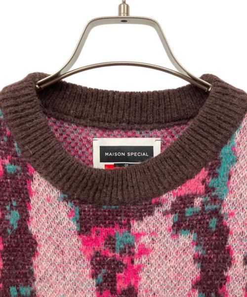 MAISON SPECIAL（メゾンスペシャル）MAISON SPECIAL (メゾンスペシャル) 厚手ニット ピンク サイズ:1の古着・服飾アイテム
