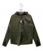 PUMAプーマ）の古着「ウインドブレーカー」｜オリーブ