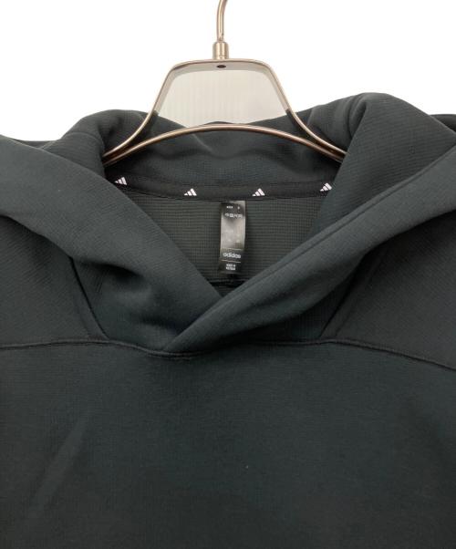 adidas（アディダス）adidas (アディダス) プルオーバーパーカー ブラック サイズ:M　　の古着・服飾アイテム