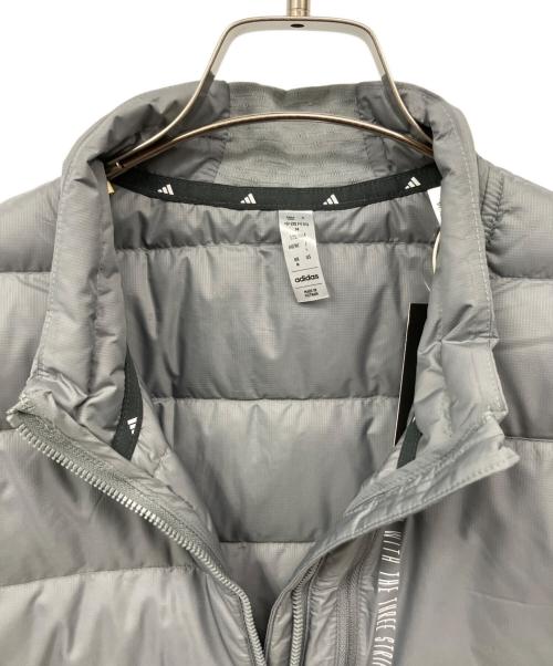adidas（アディダス）adidas (アディダス) ゴルフダウンジャケット グレー サイズ:Lの古着・服飾アイテム