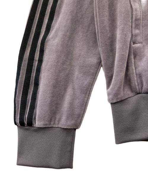 adidas（アディダス）adidas (アディダス) SST アディカラー ベロア トラックトップ グレー サイズ:Lの古着・服飾アイテム