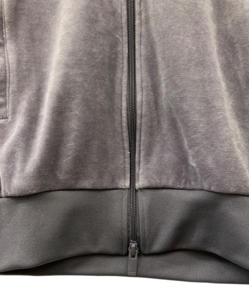 adidas（アディダス）adidas (アディダス) SST アディカラー ベロア トラックトップ グレー サイズ:Lの古着・服飾アイテム