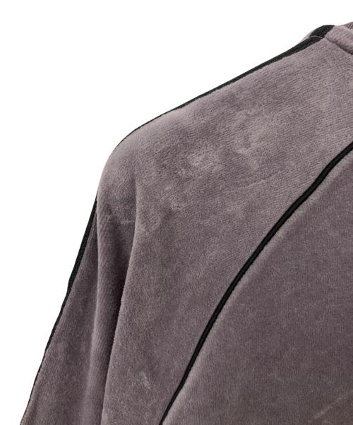 adidas（アディダス）adidas (アディダス) SST アディカラー ベロア トラックトップ グレー サイズ:Lの古着・服飾アイテム