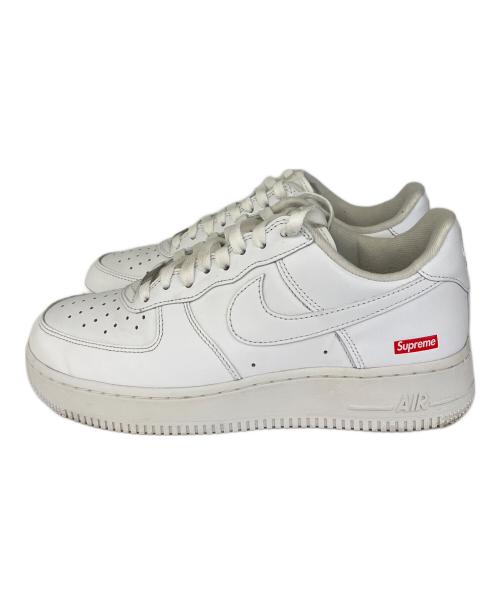 NIKE（ナイキ）NIKE (ナイキ) SUPREME (シュプリーム) AIR FORCE1 LOW（エアフォース） ホワイト サイズ:US8の古着・服飾アイテム
