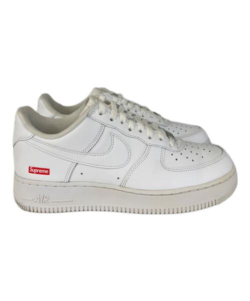 NIKE（ナイキ）NIKE (ナイキ) SUPREME (シュプリーム) AIR FORCE1 LOW（エアフォース） ホワイト サイズ:US8の古着・服飾アイテム