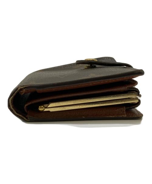 LOUIS VUITTON（ルイ ヴィトン）LOUIS VUITTON (ルイ ヴィトン) がま口財布 ブラウンの古着・服飾アイテム
