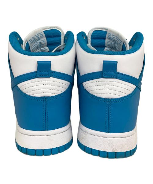 NIKE（ナイキ）NIKE (ナイキ) DUNK HIGH(ダンクハイ） ブルー×ホワイト サイズ:UK9.5の古着・服飾アイテム