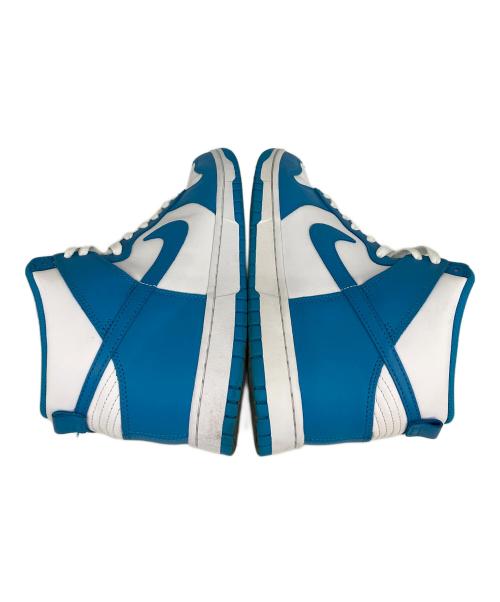 NIKE（ナイキ）NIKE (ナイキ) DUNK HIGH(ダンクハイ） ブルー×ホワイト サイズ:UK9.5の古着・服飾アイテム