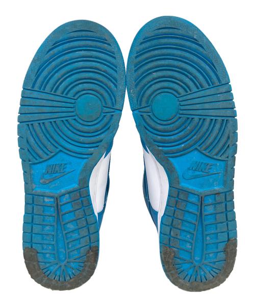 NIKE（ナイキ）NIKE (ナイキ) DUNK HIGH(ダンクハイ） ブルー×ホワイト サイズ:UK9.5の古着・服飾アイテム