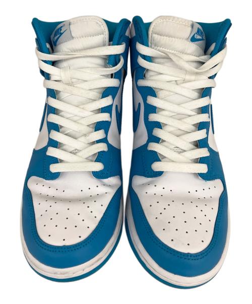 NIKE（ナイキ）NIKE (ナイキ) DUNK HIGH(ダンクハイ） ブルー×ホワイト サイズ:UK9.5の古着・服飾アイテム