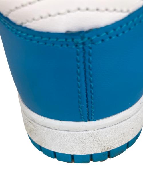 NIKE（ナイキ）NIKE (ナイキ) DUNK HIGH(ダンクハイ） ブルー×ホワイト サイズ:UK9.5の古着・服飾アイテム