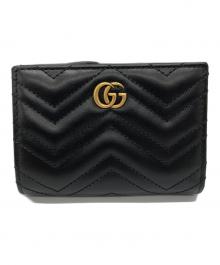 GUCCI（グッチ）の古着「2つ折り財布」｜ブラック