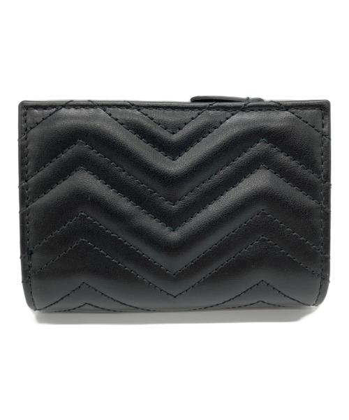 GUCCI（グッチ）GUCCI (グッチ) 2つ折り財布 ブラックの古着・服飾アイテム