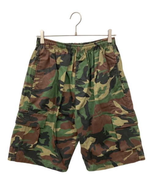 stussy（ステューシー）stussy (ステューシー) ハーフカーゴパンツ オリーブ サイズ:Lの古着・服飾アイテム