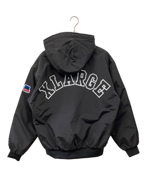 X-LARGE（エクストララージ）X-LARGE (エクストララージ) ナイロンパファージャケット ブラック サイズ:XLの古着・服飾アイテム