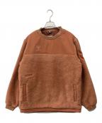 hummelヒュンメル）の古着「ボアクルーネック」｜ブラウン