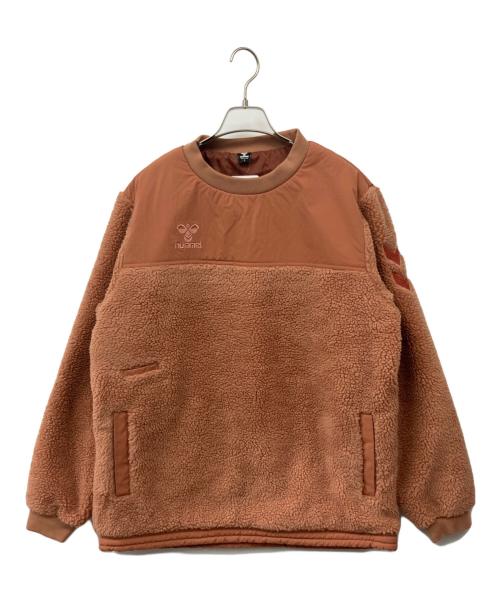 hummel（ヒュンメル）hummel (ヒュンメル) ボアクルーネック ブラウン サイズ:Lの古着・服飾アイテム