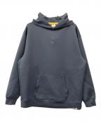 PUMAプーマ）の古着「プルオーバーパーカー」｜ネイビー