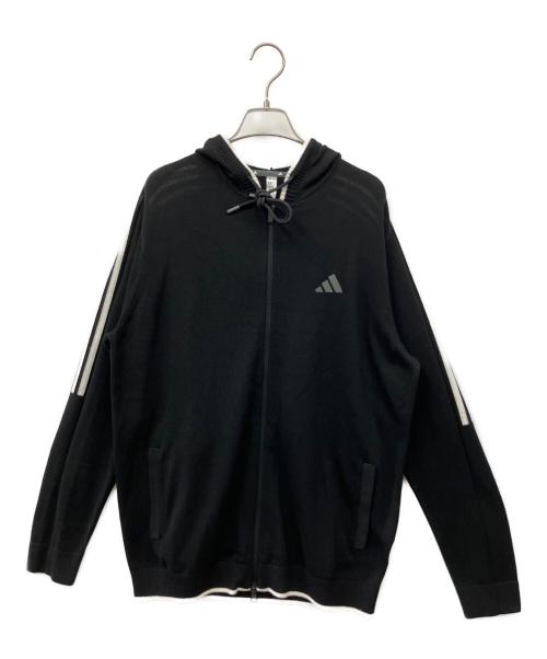 adidas（アディダス）adidas (アディダス) 厚手ニット ブラック サイズ:XLの古着・服飾アイテム