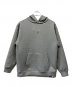 PUMAプーマ）の古着「プルオーバーパーカー」｜ライトグレー