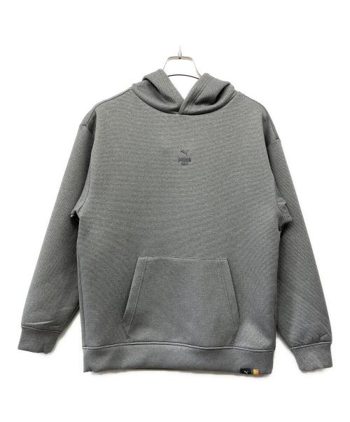 PUMA（プーマ）PUMA (プーマ) プルオーバーパーカー ライトグレー サイズ:M 未使用品の古着・服飾アイテム