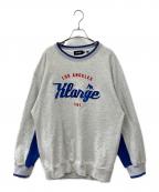 X-LARGEエクストララージ）の古着「スウェット」｜グレー×ブルー