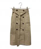 DOUBLE STANDARD CLOTHINGダブルスタンダードクロージング）の古着「スカート」｜ブラウン