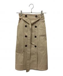 DOUBLE STANDARD CLOTHING（ダブルスタンダードクロージング）の古着「スカート」｜ブラウン