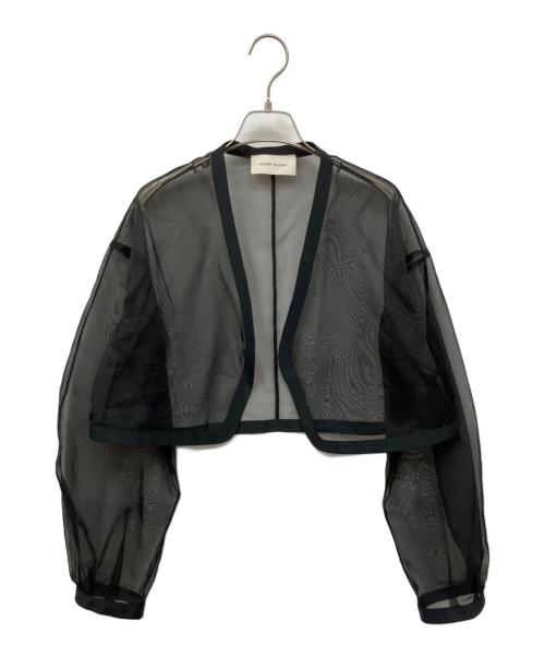 AEWEN MATOPH（イウエン マトフ）AEWEN MATOPH (イウエン マトフ) オーガンジーショートジャケット ブラック サイズ:Fの古着・服飾アイテム