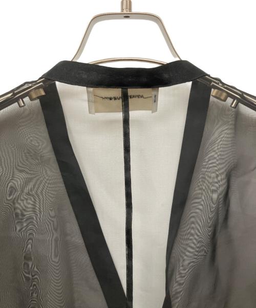 AEWEN MATOPH（イウエン マトフ）AEWEN MATOPH (イウエン マトフ) オーガンジーショートジャケット ブラック サイズ:Fの古着・服飾アイテム