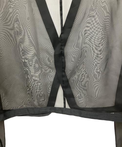 AEWEN MATOPH（イウエン マトフ）AEWEN MATOPH (イウエン マトフ) オーガンジーショートジャケット ブラック サイズ:Fの古着・服飾アイテム